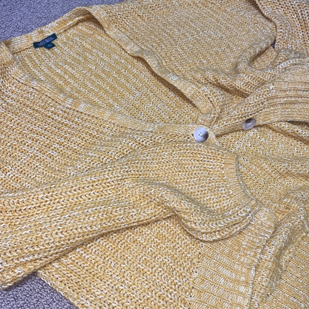 EUC Wild Fable Slouchy Gold Cardigan XS - Picture 12 of 13